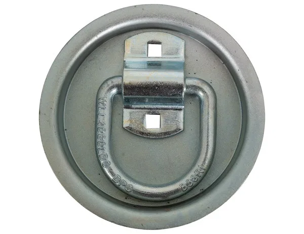 B38RP – BUYERS PROD D-Ring, 1/2 Inch Ring Diameter 4080 Pound Working Load Capacity Forged Steel Single With Recessed...